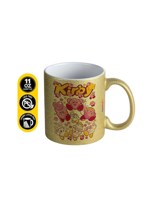 Koupakoupa Kirby Ceramic Mug Gold 330ml