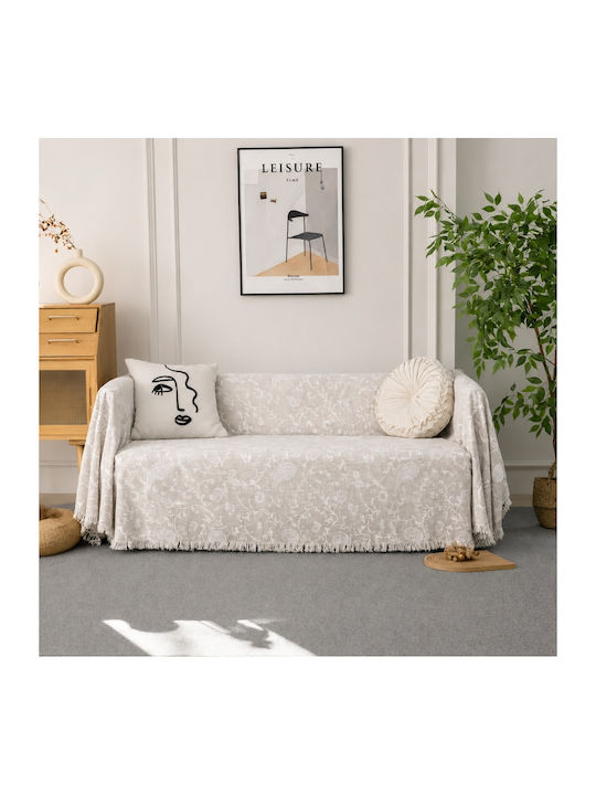My Home Luxury Σετ Ριχτάρια 3τμχ Μπεζ