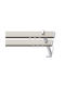 Viometale Cosmos Jessica Duo Two-Way Curtain Track Metallic In Silver Colour 400cm 22.A1.400.P7