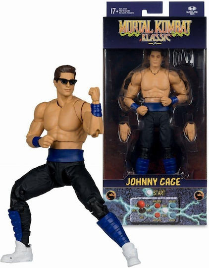 Mcfarlane Toys Mortal Kombat Mortal Kombat Klassics Johnny Cage By Todd Mcfarlane Action Figure 19cm
