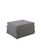 Living Room Bed Stool Upholstered with Grey Fabric