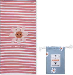 Πετσέτα Swim Essentials Daisy Flowers 135x65 Μικροϊνών
