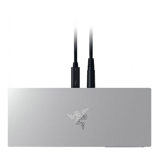 Razer Thunderbolt 5 Dock Chroma Thunderbolt 5 Docking Station with 4K PD Ethernet and 3 Monitor Connection Grey