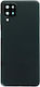 Samsung A125f Galaxy A12 Battery Cover + Camera Lens Black Original