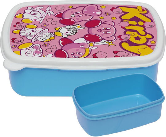 Koupakoupa Kirby Plastic Kids Food Container Thermal Blue 18 x 13 x 6cm