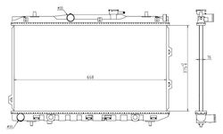 Hart Radiator de apă pentru mașină pentru Kia Cerato Hart Radiator de apă pentru mașină pentru Kia Cerato