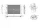 Hart Radiator Air Condition Auto pentru Hyundai Tucson