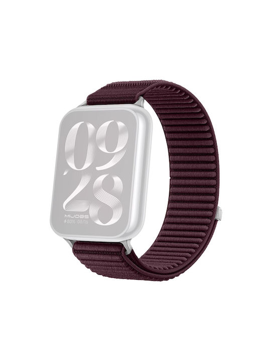 Xiaomi Redmi Watch 4 5 6 Smart Band 8 Pro/9 Pro/10 Pro Strap Nylon Magic Tape Dark Purple