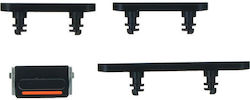 Apple iPhone 12 12 Mini Power Volume Mute & Side Buttons Set Schwarz Original Apple iPhone 12 12 Mini Power Volume Mute & Side Buttons Set Schwarz Original