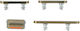 Apple iPhone 12 Pro 12 Pro Max Set Butoane Power Volum Mute și Laterale Auriu Original