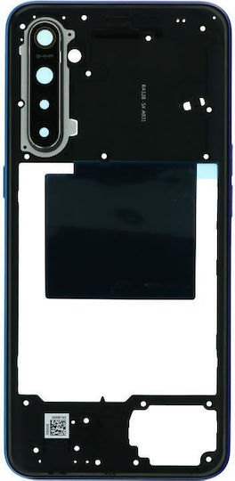 Realme X2 Middle Cover Frame Blue Original