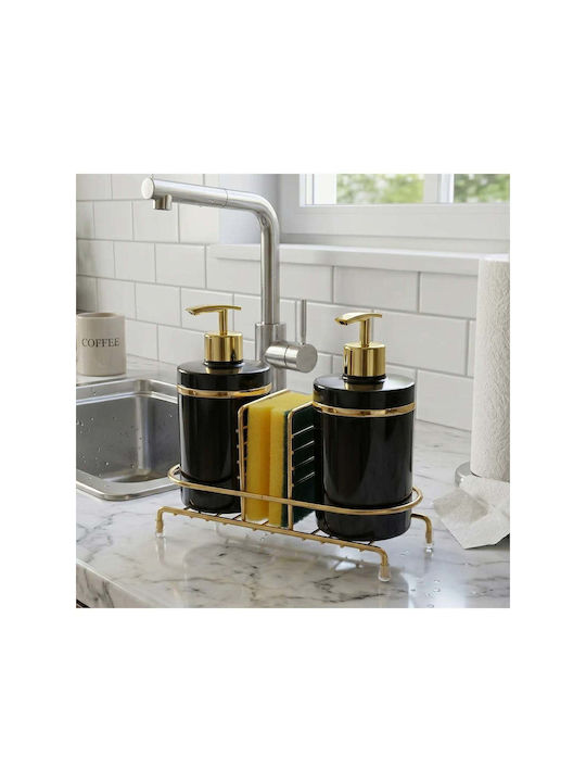 SteweHome Built-in Kitchen Metallic Black Dispenser