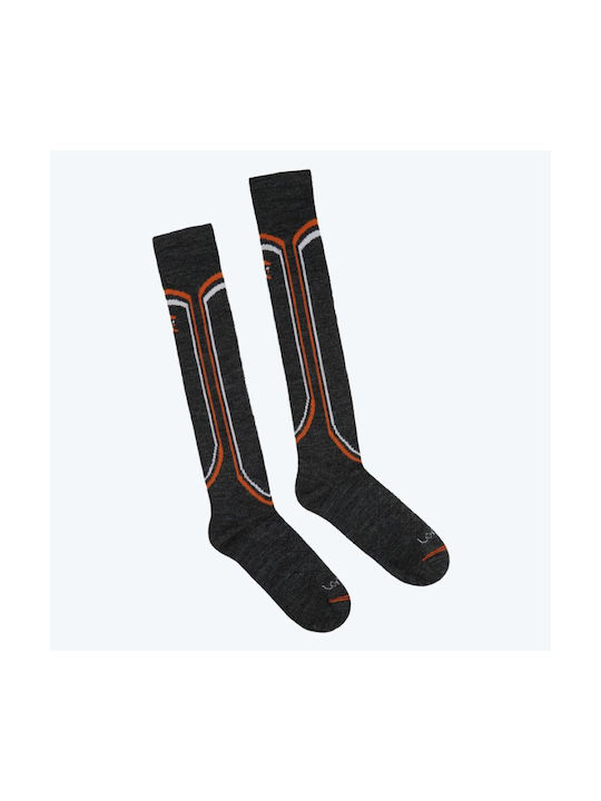 Lorpen Ski- und Snowboardsocken Grau 1 Paar