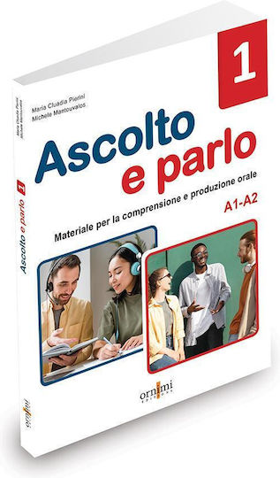 Ascolto E Parlo 1 (a1-a2) + Audio Online - Perugia (ξενόγλωσσα) - Μαλακό Εξώφυλλο