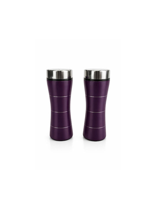 keleman Keleman Salt Pepper Set Metallic 2 Pieces
