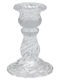 Keskor Glass Candle Holder in Transparent Color 7x7x10cm