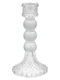 Keskor Glass Candle Holder in Transparent Color 8x8x15.5cm