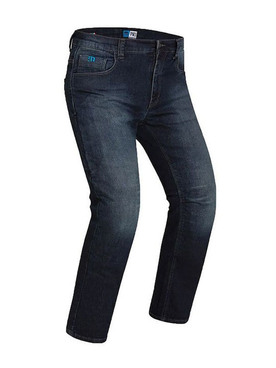 PMJ Jackson T-Stretch Men's Riding Pants Blue