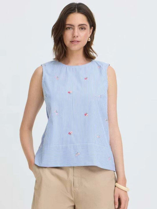 Fransa Women's Blouse Blue