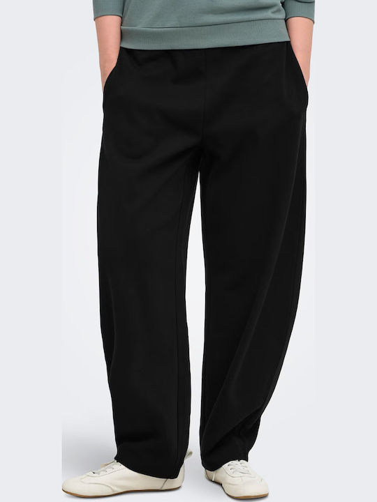 Only Damen Stoffhose Schwarz