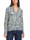 Long Sleeve Women's Shirt Navy Blue