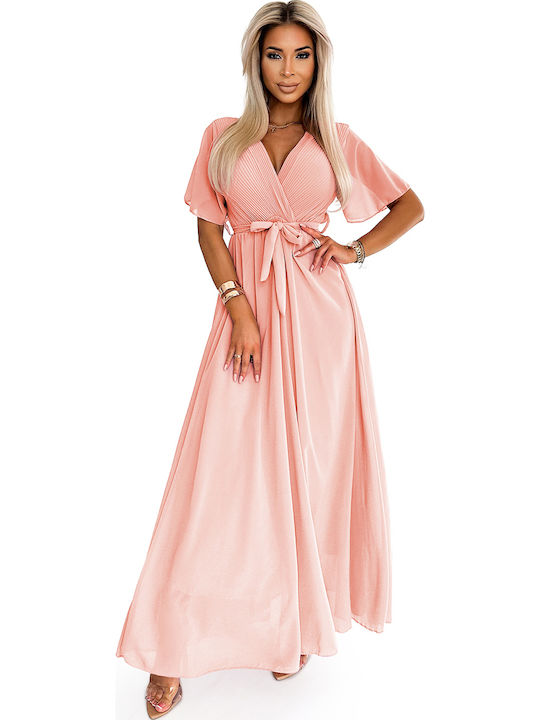 Summer Maxi Dress for Wedding / Christening Orange