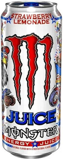 Monster Energy Drink Φράουλα με Ανθρακικό 473ml
