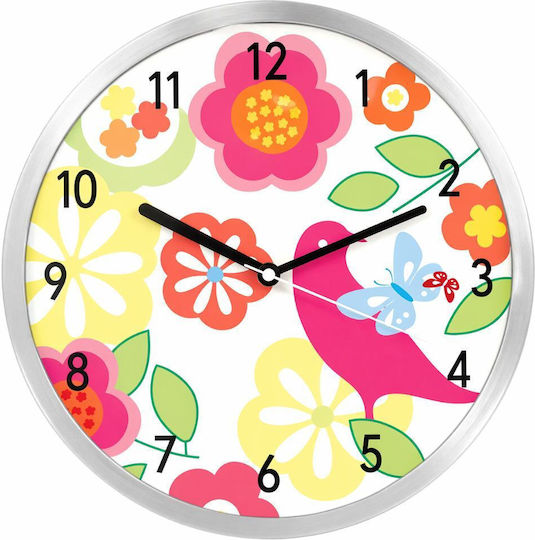 keleman Keleman Wanduhr Metallisch Mehrfarbig 30x4.5cm