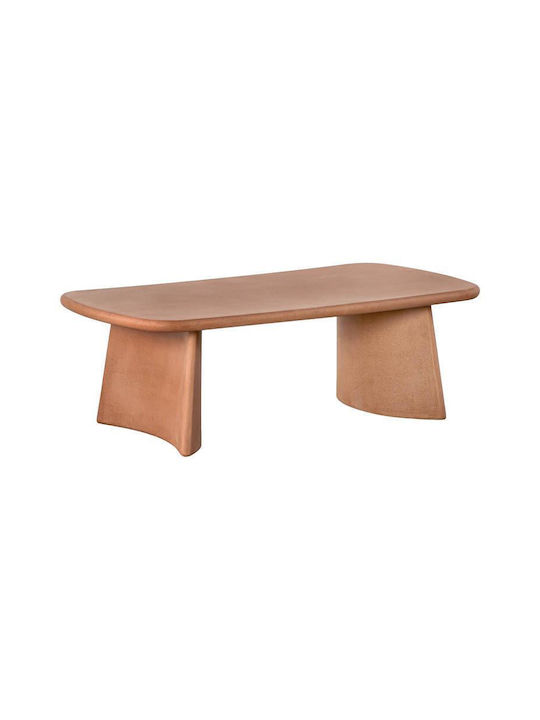 Central Wooden Coffee Table Walnut L120xW60xH39cm