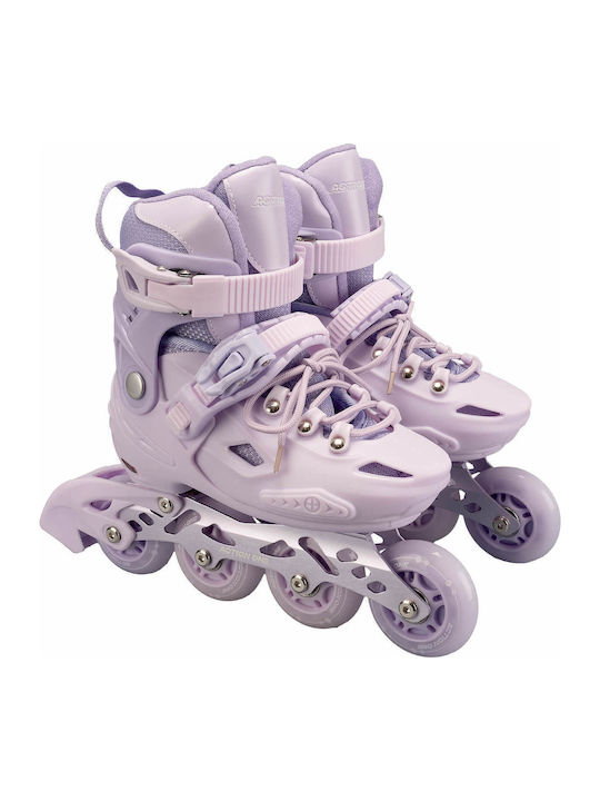 Action One Pastell Lila Einstellbare Inline Ska...