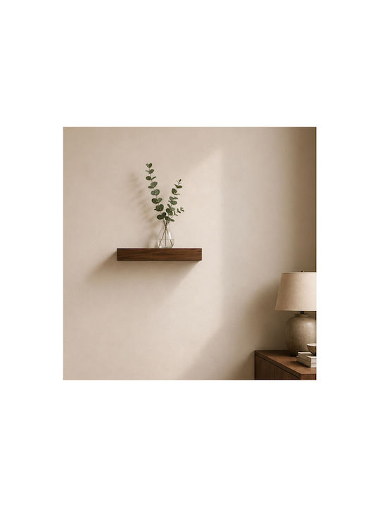 Ράφι Τοίχου Floating Καφέ 25x22.8x3.4εκ.