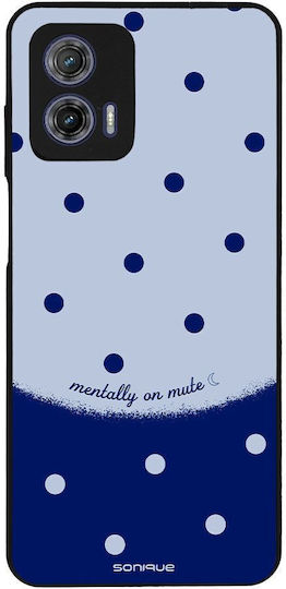 Sonique Delulu Polka Era Series Motorola Moto G73 5G Blue Mentally Mobile Phone Case