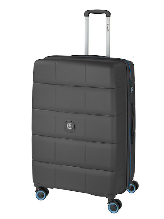 Dielle Large Hard Travel Suitcase Black Height ...