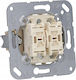 Jung 532-4 U Flush-Mounted Double Tactile 2×2 Closer Zero Reset