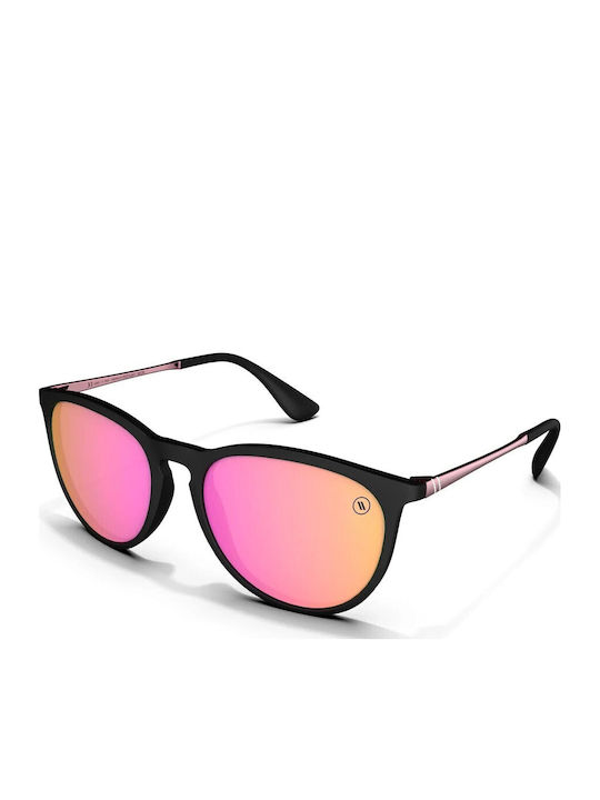 Smith Unisex Sonnenbrillen mit Schwarzem Rahmen und Schwarzem Polarisiert Spiegel Gläser