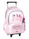 Gim KPOP Demon Hunters Huntrix Schulranzen Trolley für die Grundschule mit Flaschenhalter Rosa 20 x 20 x 35 cm 2026
