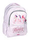Gim Schulranzen Rucksack Grundschule Rosa mit Flaschenhalter