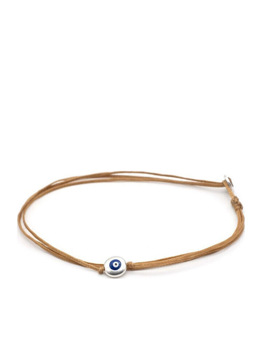 Bracelet «One Eye 3 Cords» Light Tan