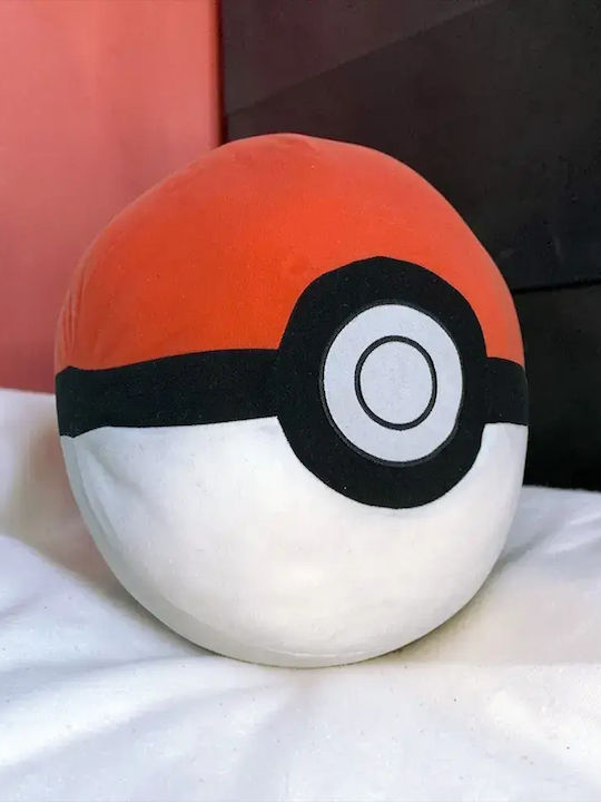 Pokemon Παιδικό Διακοσμητικό Μαξιλάρι Κόκκινο 30x25εκ.