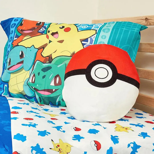 Pokemon Детска Декоративна Възглавница 30x25см