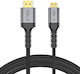 Tech-Protect Ultraboost HDMI 2.1 Mini HDMI Male - HDMI Male 2m Black