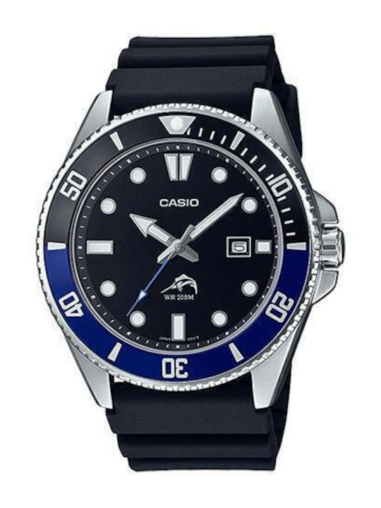 Casio Men's Watch 44mm Battery with Black Rubbe...