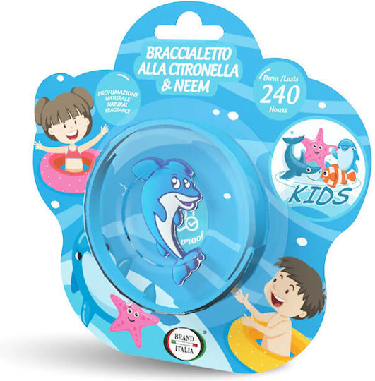 Brand Italia Εντομοαπωθητικό Βραχιόλι για Παιδιά Μπλε BR013-13