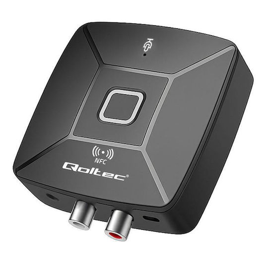 Qoltec Bluetooth Receiver / Transmitter με θύρα εξόδου RCA Μικρόφωνο και NFC