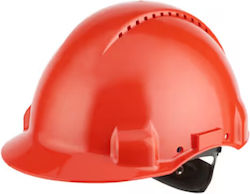 3M 3M Sicherheitsarbeitshelm Baustelle Rot