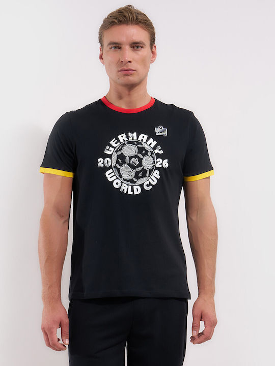 Admiral Athletic T-shirt Black
