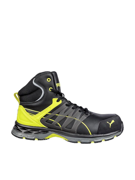 PUMA Velocity 2.0 Μποτάκι Ασφαλείας Μαύρο S3 με Πιστοποίηση ESD, HRO,SRC