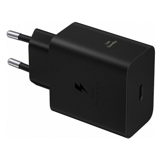 Samsung GaN Charger Without Cable with USB-C Port 60W Power Delivery Black (EP-T6010N Bulk)