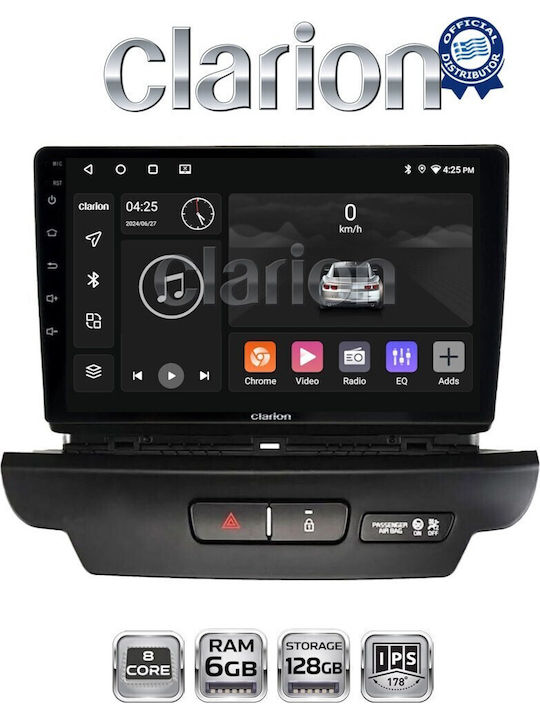 Clarion Gl53125 OEM Multimedia Car Audio System Kia Ceed 2018 > 2022 CarPlay Android Auto BT GPS Wi-Fi GPRS Electriclife