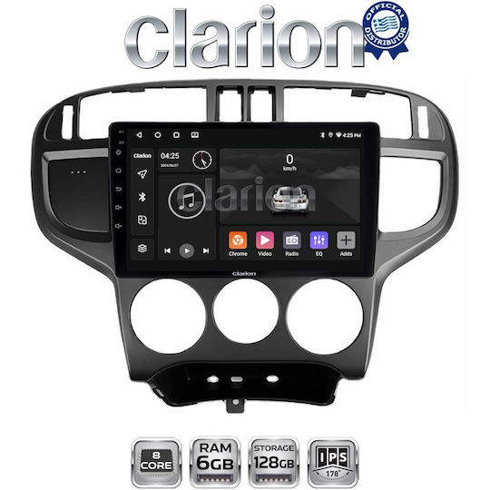 Clarion Gl53600 Ecran OEM Multimedia Sisteme Audio Auto Hyundai Matrice 2001 > 2011 CarPlay Android Auto BT GPS Wi-Fi GPRS Electriclife